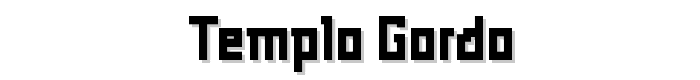 Templo Gordo font